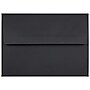 JAM Paper A7 Foil Lined Invitation Envelopes, 5.25 x 7.25, Black Linen with Silver Foil, Bulk 1000/Carton (03243688B)~#|#~sp137086436_sc7