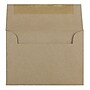 JAM Paper 4Bar Kraft A1 Invitation Envelopes, 3.625 x 5.125, Brown Kraft Paper Bag, Bulk 1000/Carton (LEKR900SFB)~#|#~sp137086449_sc7
