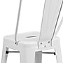 Flash Furniture Commercial 24" High White Metal Indoor-Outdoor Counter Height Stool with Removable Back, 4 Pack (4CH3132024GBWH)~#|#~sp137087498_sc7