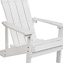 Flash Furniture Charlestown All-Weather Poly Resin Wood Adirondack Chair, White (JJC14501WH)~#|#~sp137091521_sc7