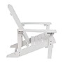 Flash Furniture Charlestown All-Weather Poly Resin Wood Adirondack Chair, White (JJC14501WH)~#|#~sp137091523_sc7