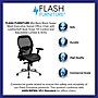 Flash Furniture Albert Ergonomic LeatherSoft/Mesh Swivel Mid-Back Executive Office Chair, Black (LFW42LBK)~#|#~sp137094760_sc7