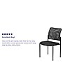 Flash Furniture Jana Mesh Stackable Side Chair, Black (GO5152)~#|#~sp137095199_sc7