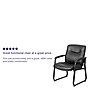 Flash Furniture HERCULES Faux Leather Reception Chair, Black (GO2136)~#|#~sp137095829_sc7