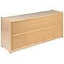 Flash Furniture 24"H x 48"L Wooden 5 Section School Classroom Storage Cabinet, Natural (MKSTRG006)~#|#~sp137095985_sc7