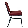 Flash Furniture HERCULES Series Fabric Stack Chair, Burgundy Patterned (XU60153BY)~#|#~sp137096192_sc7