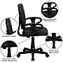 Flash Furniture Leather Ergonomic Task Chair With Arms, Black~#|#~sp137097446_sc7