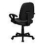 Flash Furniture Leather Ergonomic Task Chair With Arms, Black~#|#~sp137097450_sc7