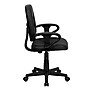 Flash Furniture Leather Ergonomic Task Chair With Arms, Black~#|#~sp137097453_sc7