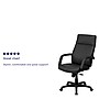 Flash Furniture High Back Leather Executive Office Chairs With Memory Foam Padding (BT90033HBK)~#|#~sp137097670_sc7