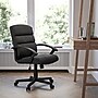 Flash Furniture Lane LeatherSoft Swivel Mid-Back Task Office Chair, Black (GO1004BKLEA)~#|#~sp137097827_sc7