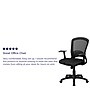 Flash Furniture Manny Ergonomic Mesh Swivel Mid-Back Task Office Chair, Black (HL0007)~#|#~sp137098170_sc7