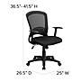 Flash Furniture Manny Ergonomic Mesh Swivel Mid-Back Task Office Chair, Black (HL0007)~#|#~sp137098250_sc7