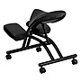 Flash Furniture Tatum Armless Ergonomic Polyurethane Kneeling Office Chair, Black (WL1421)~#|#~sp137098364_sc7