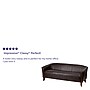 Flash Furniture HERCULES Imperial Series 72.75" LeatherSoft Sofa, Brown (1113BN)~#|#~sp137098600_sc7