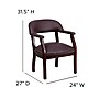 Flash Furniture Faux Leather Conference Chair, Burgundy (BZ105LF19LEA)~#|#~sp137098850_sc7