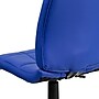 Flash Furniture Clayton Armless Vinyl Swivel Mid-Back Quilted Task Office Chair, Blue (GO16911BLUE)~#|#~sp137199101_sc7