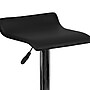Flash Furniture Contemporary Vinyl Low Back Barstool, Adjustable Height, Black, 2-Pieces (2DS801CONTBKGG)~#|#~sp137199761_sc7