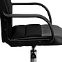 Flash Furniture Manor Ergonomic LeatherSoft/Mesh Swivel Mid-Back Task Office Chair, Black (LFW61B2)~#|#~sp137200315_sc7