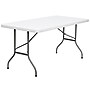 Flash Furniture Elon 5' x 30" Plastic Folding Table, Granite White (DADYCZ152)~#|#~sp137202537_sc7