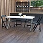 Flash Furniture Elon 5' x 30" Plastic Folding Table, Granite White (DADYCZ152)~#|#~sp137202538_sc7