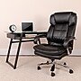 Flash Furniture HERCULES Series Ergonomic LeatherSoft Swivel Big & Tall Executive Office Chair, Black (GO2078LEA)~#|#~sp137203182_sc7