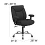 Flash Furniture HERCULES Series Ergonomic Fabric Executive Big & Tall Chair, 500 lb. Capacity, Black (GO2078)~#|#~sp137203341_sc7