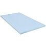 Flash Furniture Capri Comfortable Sleep Twin Size Cooling Gel Memory Foam Mattress Topper, Blue, 39" x 75.5" x 2" (MRM352T)~#|#~sp137203843_sc7