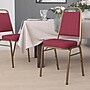 Flash Furniture Hercules Contemporary Fabric/Metal Dining Chair, Burgundy/Gold (FDBHF1AG0847)~#|#~sp137300925_sc7