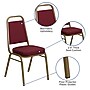 Flash Furniture Hercules Contemporary Fabric/Metal Dining Chair, Burgundy/Gold (FDBHF1AG0847)~#|#~sp137301004_sc7