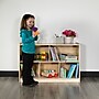 Flash Furniture 24"H x 36"L Wooden 5 Section School Classroom Storage Cabinet, Natural (MKSTRG004)~#|#~sp137301781_sc7