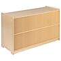 Flash Furniture 24"H x 36"L Wooden 5 Section School Classroom Storage Cabinet, Natural (MKSTRG004)~#|#~sp137301852_sc7