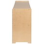 Flash Furniture 30"H x 48"L Wooden 2 Section School Classroom Storage Cabinet, Natural (MKSTRG007)~#|#~sp137393122_sc7