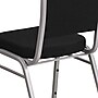 Flash Furniture HERCULES Series Fabric Banquet Stacking Chair, Black/Silver Frame, 4 Pack (4FDC01S11)~#|#~sp137393835_sc7