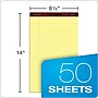 Ampad Gold Fibre Notepads, 8.5" x 14", Wide Rule, Canary, 50 Sheets/Pad, 12 Pads/Pack (TOP 20-030R)~#|#~sp137855697_sc7