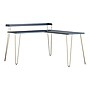 Ameriwood Haven 55" L-Shaped Desk with Riser, Navy/Gold (5640837COM)~#|#~sp137959533_sc7