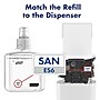 PURELL ES6 Automatic Floor Stand Hand Sanitizer Dispenser, Silver/White (7306-DS-SLV)~#|#~sp138046250_sc7