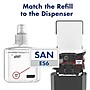 PURELL MESSENGER ES6 Automatic Floor Stand Hand Sanitizer Dispenser, Silver/Graphite (7316-DS-SLV)~#|#~sp138046588_sc7