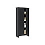 System Build Farmington 72" Storage Cabinet with 4 Shelves, Black Oak (7532396COM)~#|#~sp138066298_sc7
