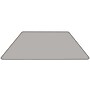 Flash Furniture Wren Trapezoid Mobile Activity Table, 22.5" x 45", Height Adjustable, Gray (XUA2448TRPGYHAC)~#|#~sp138374585_sc7