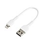 StarTech.com Lightning USB Cable for iPhone/iPad/iPod Touch, White (RUSBLTMM15CMW)~#|#~sp138463344_sc7