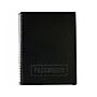 RE-FOCUS THE CREATIVE OFFICE 7.5" x 10" Large Password Keeper Book, Black (10004.5)~#|#~sp138573137_sc7