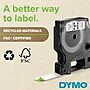DYMO D1 Standard 45010 Label Maker Tape, 1/2" x 23', Black on Clear (45010)~#|#~sp139924614_sc7