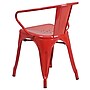 Flash Furniture Luna Contemporary Metal Dining Chair, Red (CH31270RED)~#|#~sp140431691_sc7