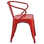 Flash Furniture Luna Contemporary Metal Dining Chair, Red (CH31270RED)~#|#~sp140431693_sc7
