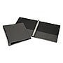AbilityOne SKILCRAFT Clear Overlay 3-Ring Binder, Black, 175-Sheet Capacity, 1" Ring Dia (7510015104865)~#|#~sp140431766_sc7