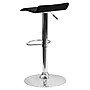 Flash Furniture Contemporary Vinyl Low Back Barstool, Adjustable Height, Black (DS801CONTBK)~#|#~sp140431878_sc7