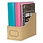 Teacher Created Resources Vinyl Book Bin, 5" x 8" x 11", Burlap Design, Pack of 3 (TCR20835-3)~#|#~sp140938681_sc7