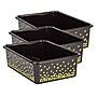Teacher Created Resources Plastic Storage Bin, Large, 11.5" x 16.25" x 5", Pack of 3 (TCR20896-3)~#|#~sp140938700_sc7