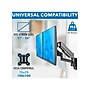 Mount-It! Adjustable Dual Monitor Wall Mount, Up to 32", Black (MI-1766B)~#|#~sp141596577_sc7